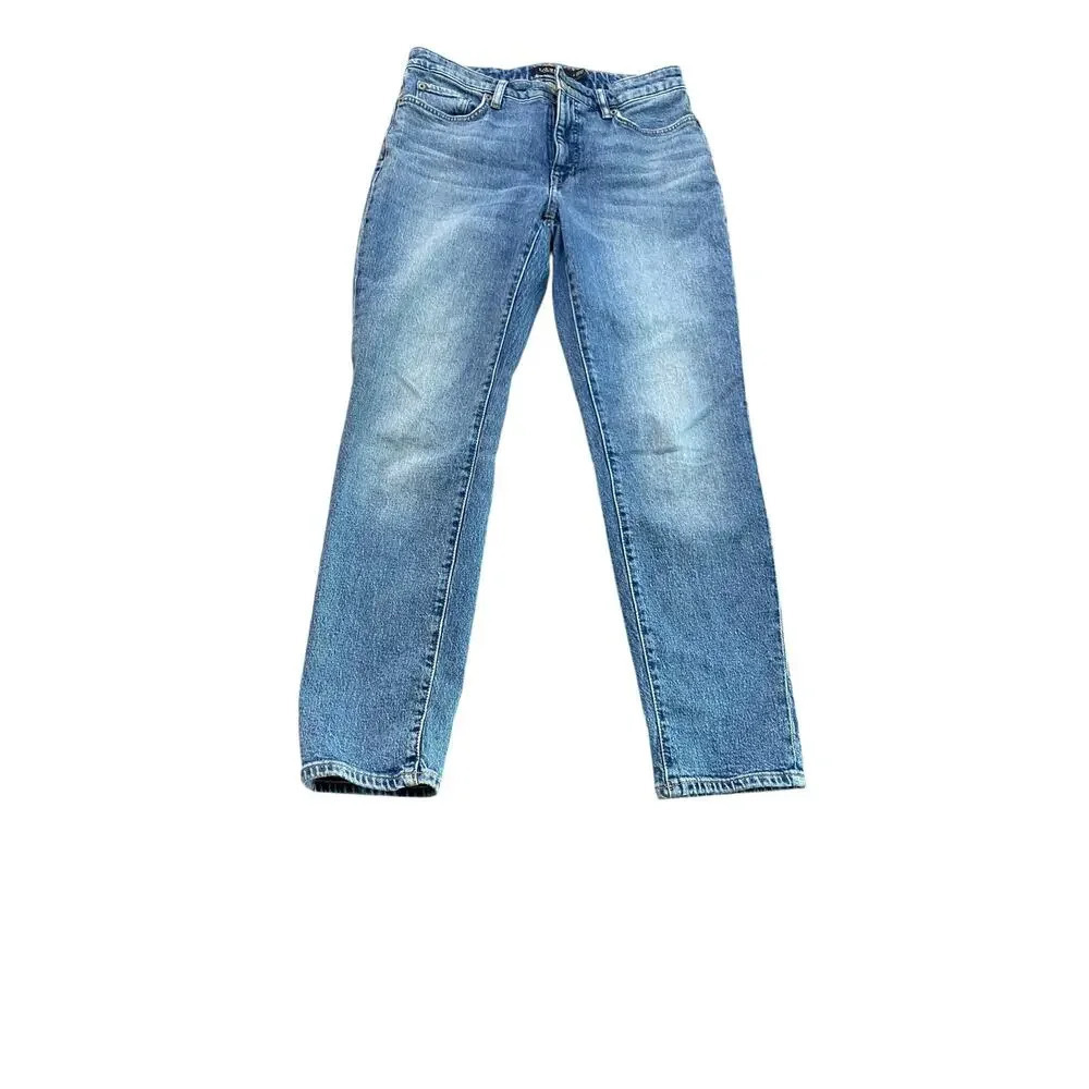 Lauren Ralph Lauren Blue Straight Leg Slim Fit Denim Jean Size 8